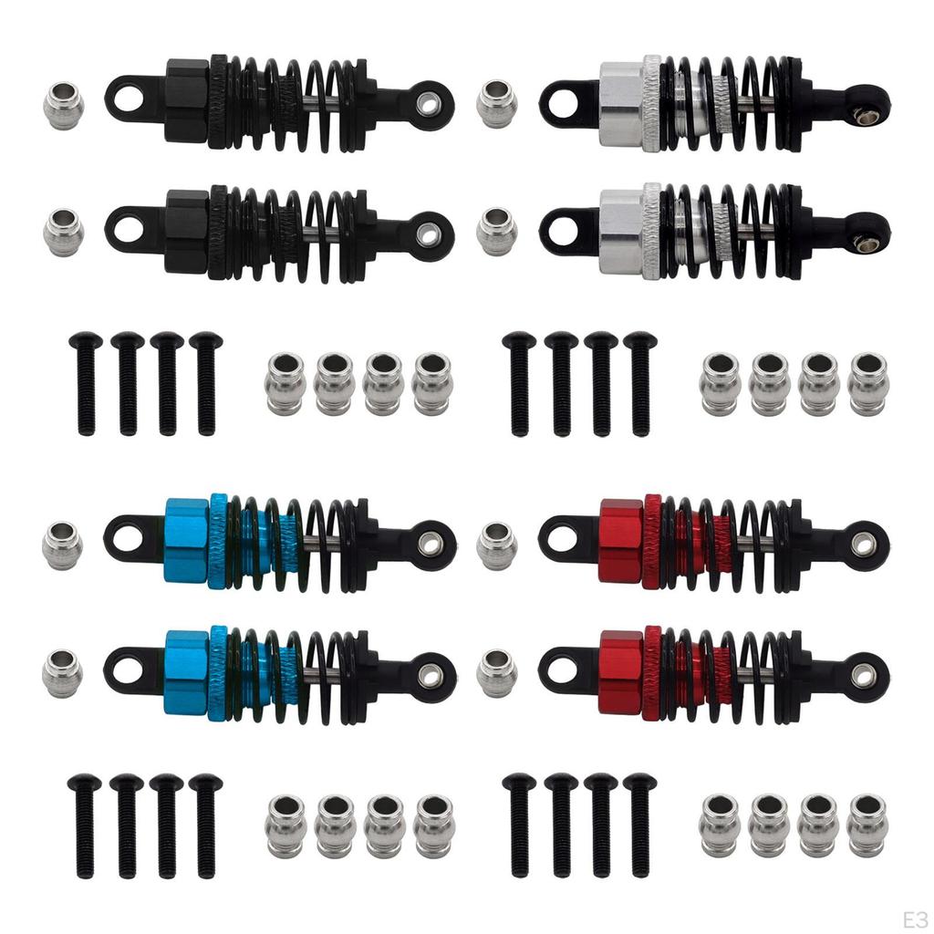 2 Pieces 1/10 RC Shock Absorber Remote Control Car Replace Parts Metal Spare