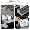 Sumnacon Stair Curse Stand Trading Card Stand Card Game Stand Card Holder Board Game Clear Playing Card Stand Acrylic Card Holder Double Card Slot