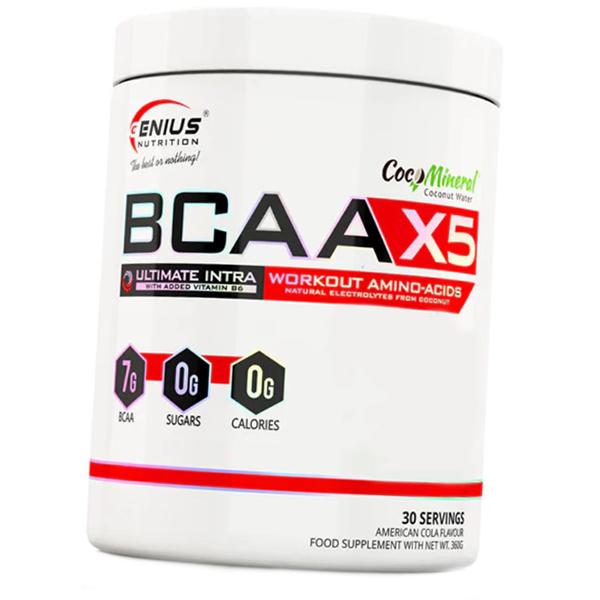 

Fermented BCAAs with Electrolytes, BCAA-X5, Genius Nutrition 360g (28562002) 360g Watermelon