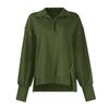 Women's Oversized Sweatshirt Hoodies Long Sleeve Button Neck Pullover Tunic Tops