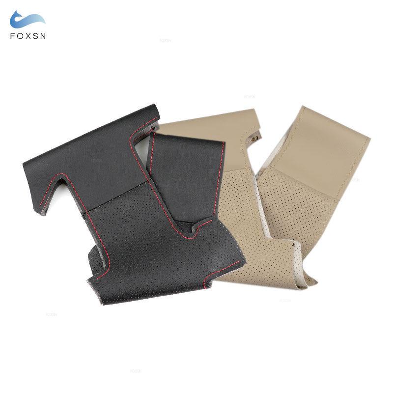 Hand-stitch Perforated Microfiber Leather Car-styling Steering Wheel Cover For Fiat 500 2007-2015 500e 2014-2018 500C 2014-2017