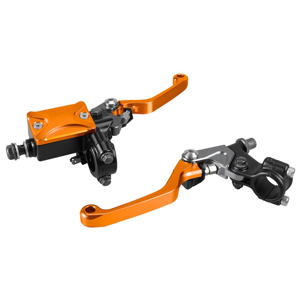 NICECNC For Kawasaki KX 85 125 250 KXF 250 450 KLX Motorcycle Hydraulic Brake Clutch Lever Brake Master Fluid Reservoir Cap Kit