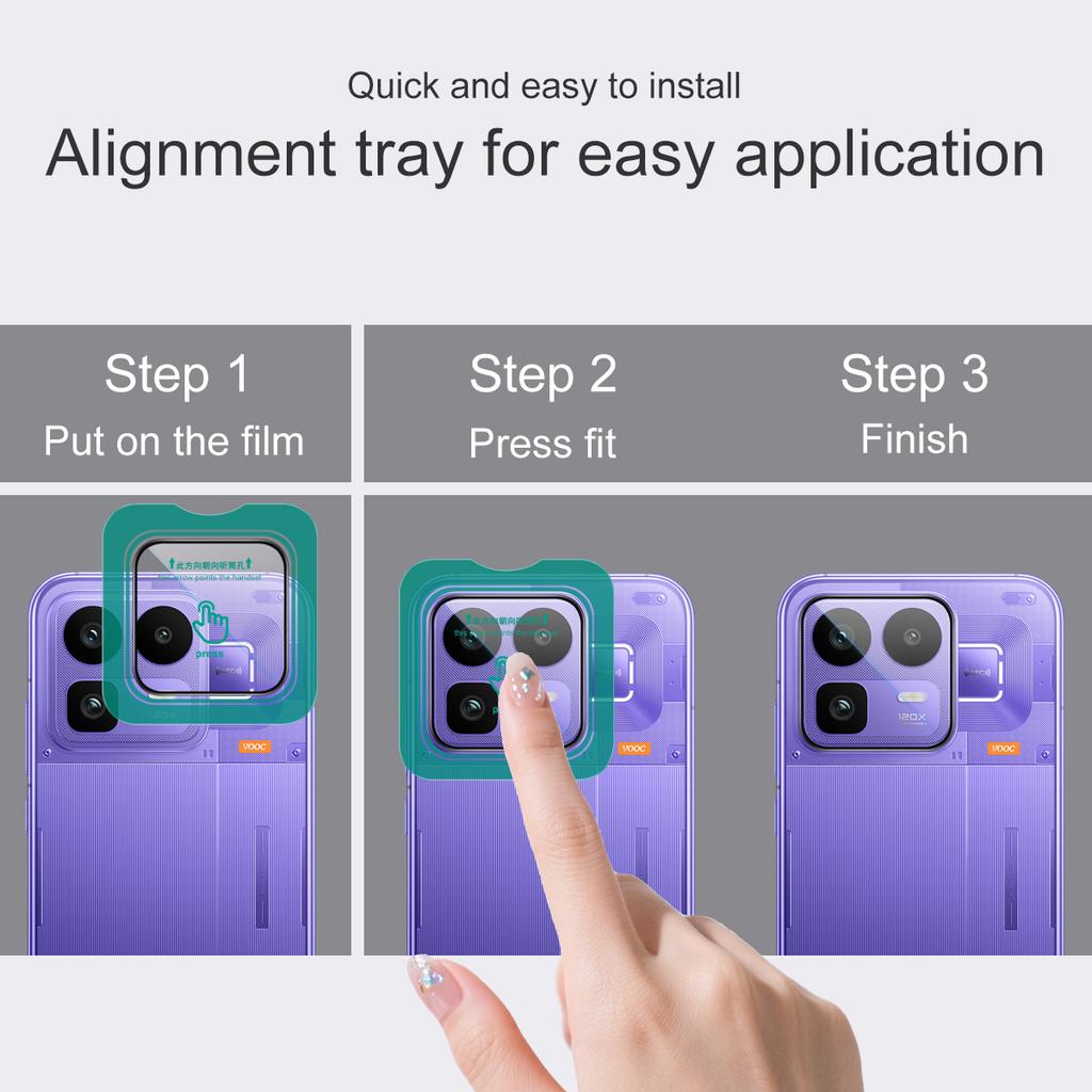 For Realme Neo 8 5G Glass IMAK High Definition Glass Lens Film Self-positioning Version