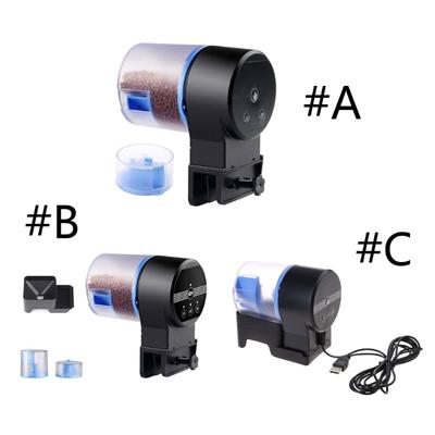 Auto Fish Feeder for Aquarium Automatic Fish for Tank Timer Feeder Vacation & Weekend Fish Food Dispenser 2 Feed Bucket