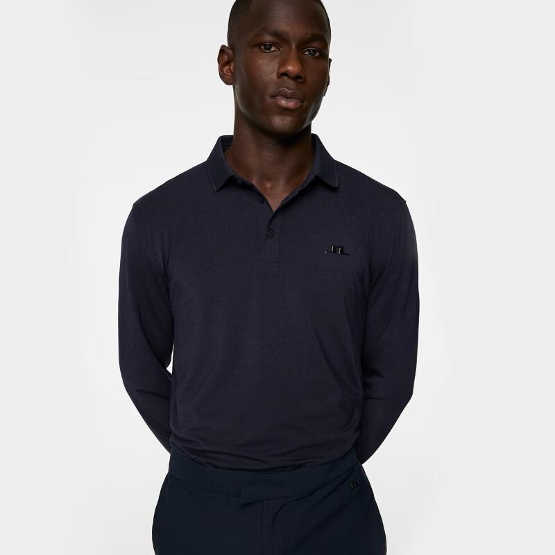 J.Lindeberg Men's Golf 37.5 Long Sleeve Polo