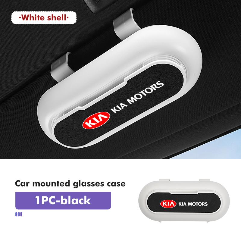Car Portable Sun Visor Sunglasses Holder Case Glasses Boxes Interior Accessories For KIA Ceed Sportage Rio K5 K2 Optima Cerato drlqc11
