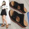 Fashion Summer Fashion Outwear New Low Slope Heel Slippers Large Size Casual Lightweight Breathable Women's Orthopaedics Shoes