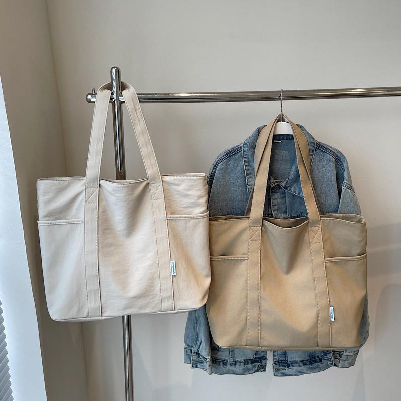 Duża pojemność płócienna torba typu tote torba damska na ramię