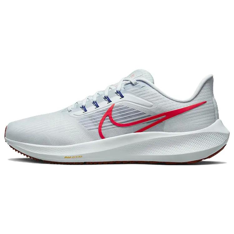 Nike Air Zoom Pegasus 39 'Grey Bright Crimson' (Unisex) Football Grey / Concord / Dark Beetroot / Bright Crimson Running Shoes DH4071 007