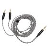 Headphone Upgrade Cable 3.5mm to Dual 2.5mm Silver Plated Copper Core Replacement Headset Wire for HE400S HE 400I HE560