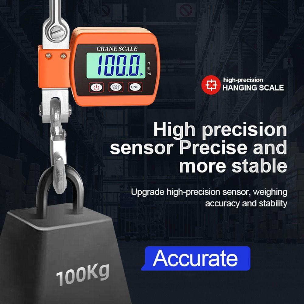 0.05-500kg Crane Scale Unit Change Function Industrial Hanging Scale  Luggage