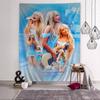 Singer S-Sabrina C-Carpenter Chart Tapestry Art Science Fiction Room Home Decor Cheap Hippie Wall Hanging