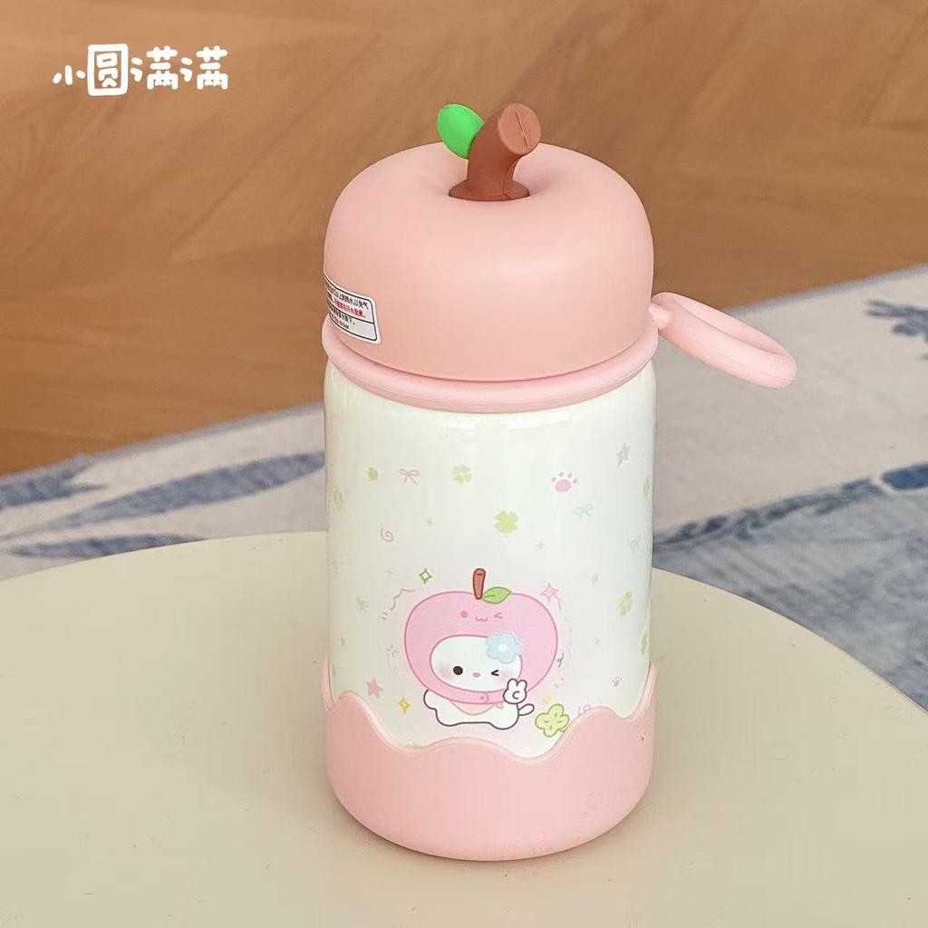 Water Cup Ins New Cute Super Cute Student Easy Cup High Quality Thermos Cup Cartoon High Value Direct Drink Girls