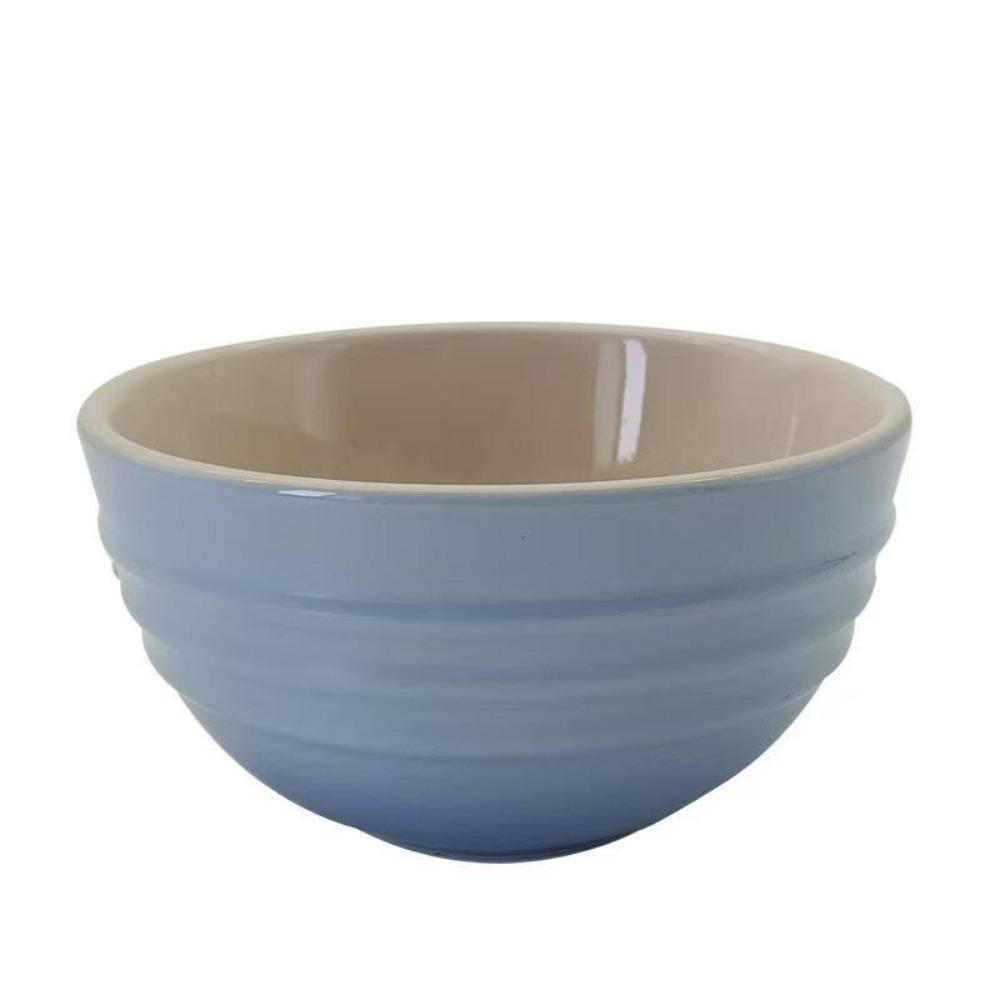 

Le Creuset Французская Миска Холодного Цвета Эмалированная Миска Миска для Риса Бытовая Каменная Керамика Фарфоровая Круглая Миска Миска для Риса Миска для Лапши в Супе baby голубой