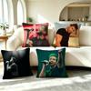 P-Pablo Alboran Pop Singer Square Double-Sided printed Pillow Case Bedroom Bedside Pillow Sofa Cushion Cover