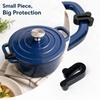 Food Grade Silicone Cookware Protector Clip for Pot, Flexible Protective, 2.3 1.5