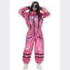 Trendiger Pink Glänzender Astronaut Halloween Jumpsuit - Must-Have Kostüm