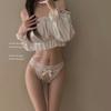 Sexy Underwear Sexy Lace Low Waist Open Gear Women's Hot Hollow Strap Bow Panties Z