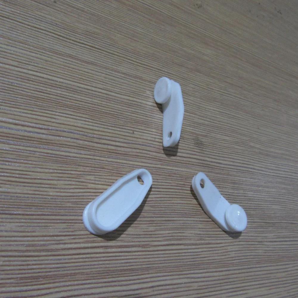 50 Pcs New White Curtain Track Clips Durable Multifunction Curtain Track Hooks Plastic Drapery Hooks Shower