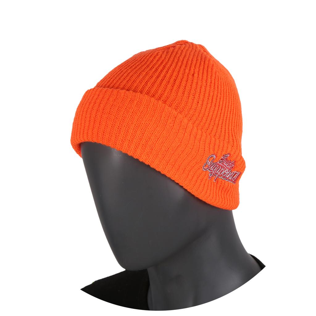 SUGAPOINT Cabin Logo Beanie. Unisex. N.Orange