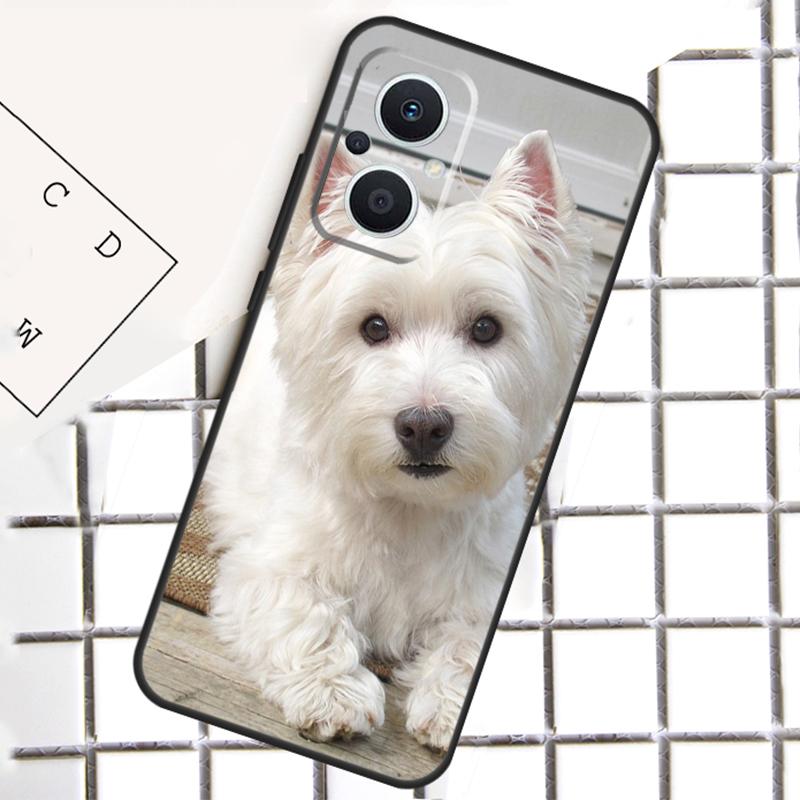 Westie Dog Phone Case For OPPO Reno 14F 13F 12F 11F 10 Pro 8T 7 8 Lite OPPO Find X8 X6 X5 X9 Pro Cover