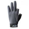 New Spring and Summer Thin Gloves Outdoor Fishing Sun Protection Dew Two Fingers Luya Mesh Breathable Half Finger Fishing Gloves
