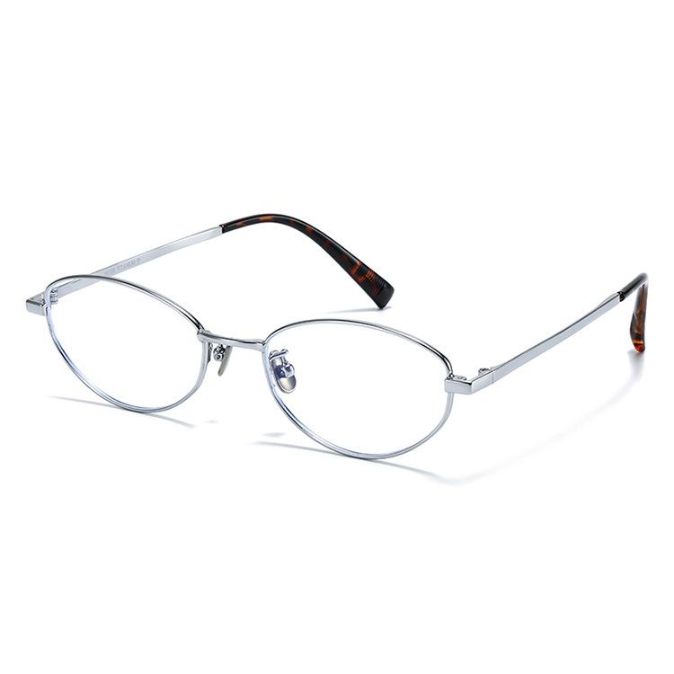 Ultralight Titanium Cat Eye Retro Geek Women's Blue Light Eyeglass Frame