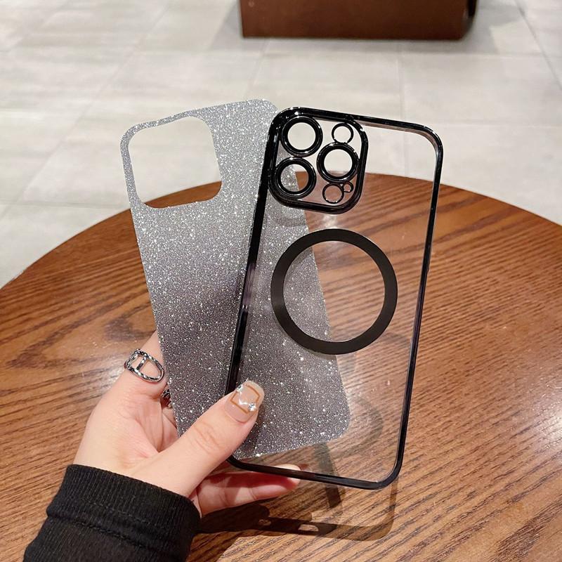 Glitter Plating Magnetic Ring Phone Case For Motorola Moto Edge 40 30 20 E20 E14 E13 E22 E22i E32 E6S E6i E7 Plus E7 Power Cover