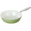 Wutuo 30cm Non-Stick Ceramic Cast Iron Wok with Flat Bottom