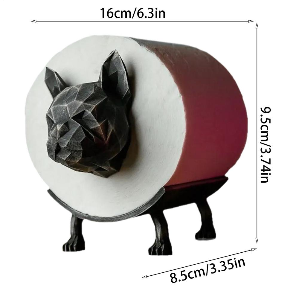 Cute Animal Shape Toilet Tissue Rack Free Standing Storage Roll Paper Holder Animal Shape Decorative Toilet Paper Rack