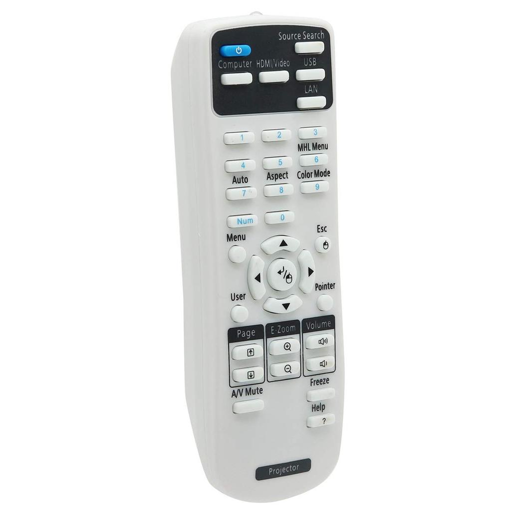 EachLight Projector Replacement Remote Control Epson EH-TW5200, EH-TW530, EH-TW5350, EB-S02H, EB-S04, EB-S05, EB-S31, EB-W420, EH-TW400, EH-TW410,