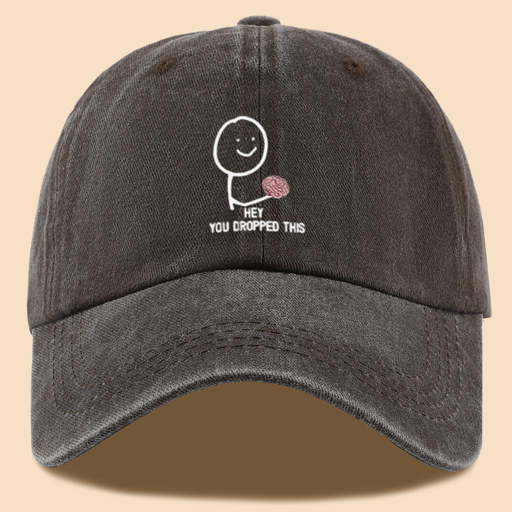 Trendy and Personalized Peaked Cap, Adjustable Outdoor Camping and Travel Check-in Baseball Cap