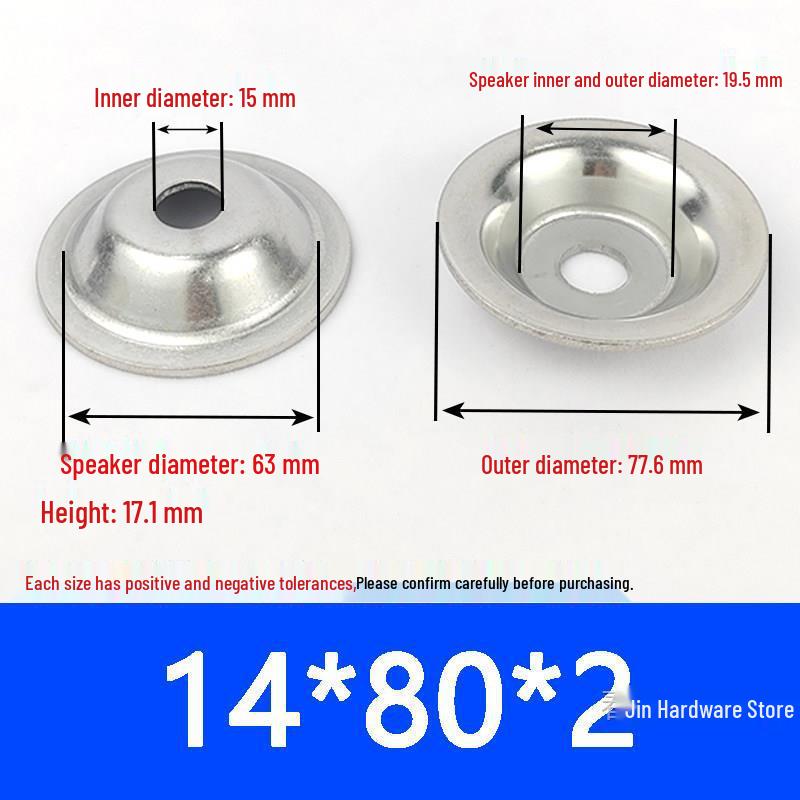 304 Stainless Steel Bowl Gasket with Washer for Adjustable Foot Cup and Recessed Hole Screw