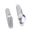 Stainless Steel Folding Camping Utensil Set