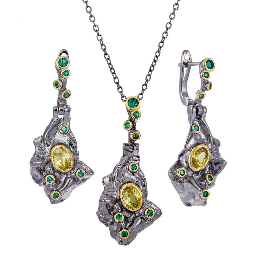 

YLKBTY Женский комплект серег-ожерелья