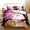 3d Anime ID INVADED Beding Set Single Twin Printed Bed Linen Set With Pilowcase Bed Soft Duvet Cover Single Double Quen Super King-Sized Dimensionsd