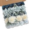 Simulierter Blumenkasten Geburtstag Heiratsantrag Blumenkopf mit Stiel Hochzeit Braut Blumen halten Atmosphärendekoration Blumen 1 Box