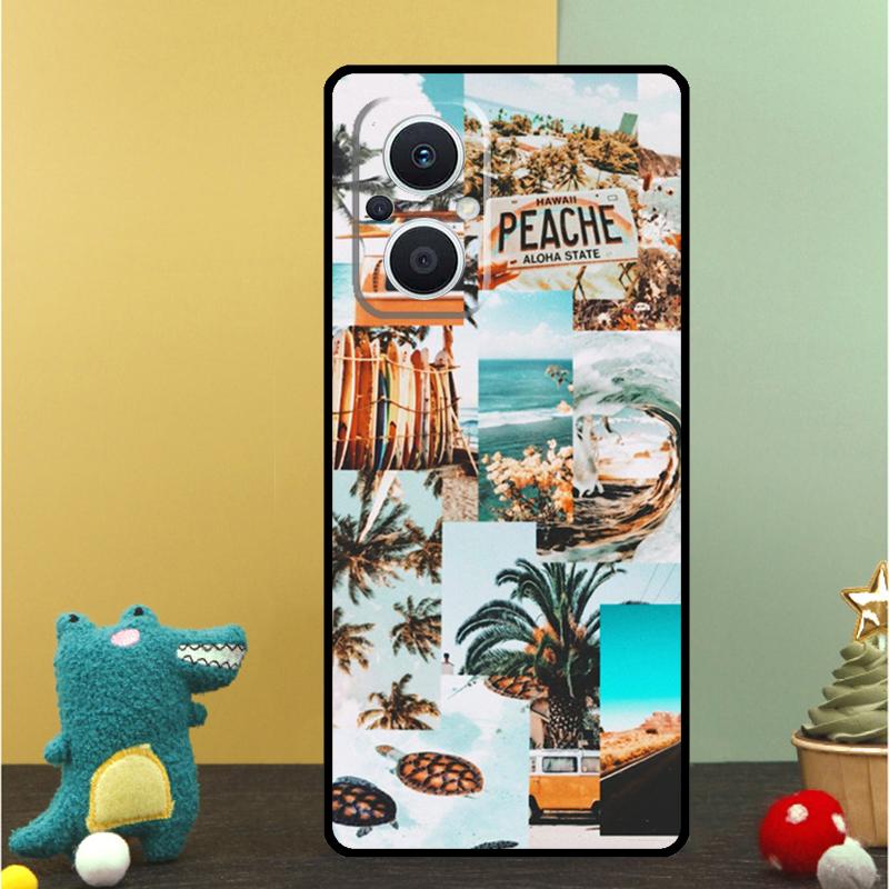 Beach Vibes Case For OPPO Reno 15F 13F 14F 12 11 F 10 14 15 Pro 7 8 Lite OPPO Find X9 X8 X6 X5 Pro Cover