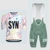 Short Sleeve Cycling Set with Bib Shorts Bicycle Sports MTB Kit