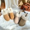Fleece and Thicker~ Low-top Thick-soled Snow Boots for Women's 2025 Winter New Warm and Heightening Fluffy Shoes Cotton Shoes