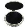Jewelry Box Retro   Metal Oval Shaped Jewelry Storage Box   for   Necklace Ear S