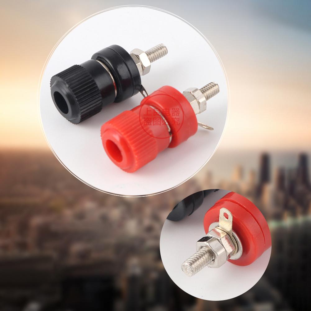 For Various Equipment 4mm Terminal Connector JS-999B Terminal Plug-in Resistance Screw Type Stable Performance