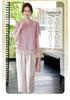 Stylish Embroidered Summer Top for Middle-Aged and Elderly Women