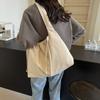 Women's Lightweight Shoulder Bag Solid Color Tote Bag Waterproof Female Underarm Bag