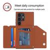 Wallet Phone Case For Samsung Galaxy S24 S23 FE S22 S21 A05 A05S A13 A14 A15 A23 A24 A33 A34 A52 A53 A54 A73 Card Holder Cover