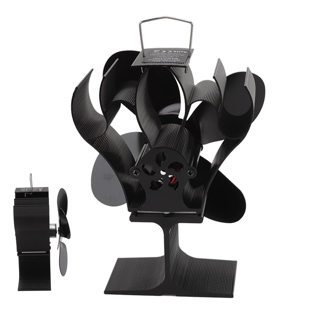 Kamnový ventilátor poháněný teplem Samostartující Žáruvzdorná hliníková slitina 1400 ot/min Termoelektrický ventilátor pro