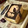 Raven Leather Journal: Gothic Wiccan Grimoire, 200 Page Book of Shadows