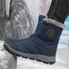 Winter Children's Snow Boots Waterproof Cotton Shoes Thick Warm Non-slip Boots In The Tube Casual Kids High-top Boots