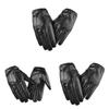 Pu Leather Mens Touchscreen Warm Gloves For Winter Driving Commuting
