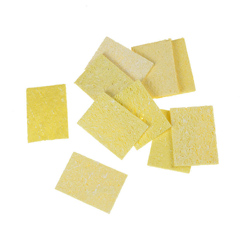 

10Pcs High Temperature Sponge Clean Clear Tin Welding Soldering Iron 4*6Cm